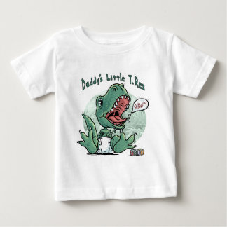 Pappor lite T. Rex vid Mudge studior T-shirt