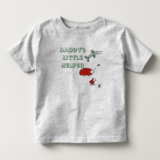 Pappor liten Nyckelpiga coola anpassningsbar-skjor T-shirt (Framsida)