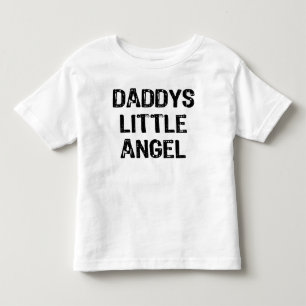 Pappor Litet antigen text med Vinge bakåt Tee Shirt