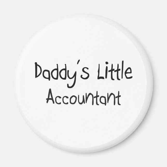 Pappor Little Accountant Magnet (Framsidan)