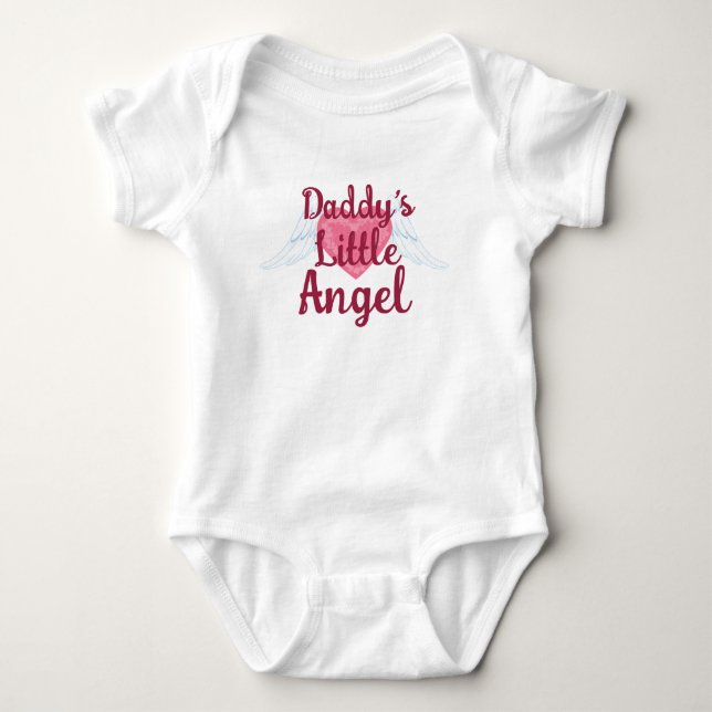 Pappor Little Angel Baby Bodykostym Tee (Framsida)