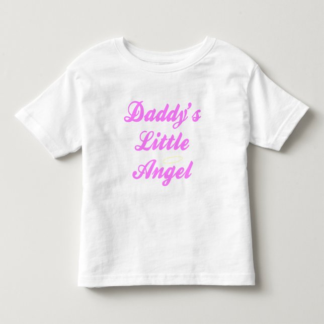 Pappor Little Angel (flicka) Tee Shirt (Framsida)