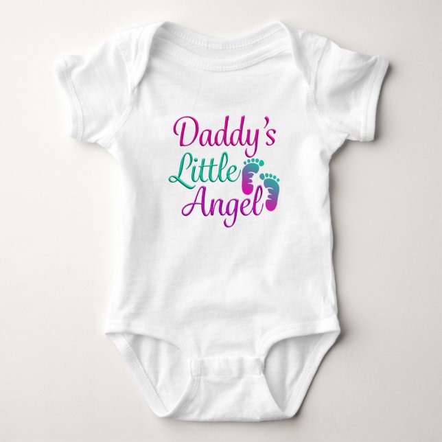 Pappor Little Angel - Girl T Shirt (Framsida)