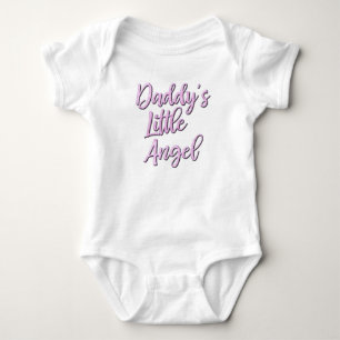 Pappor Little Angel-kroppsdräkt för baby T Shirt