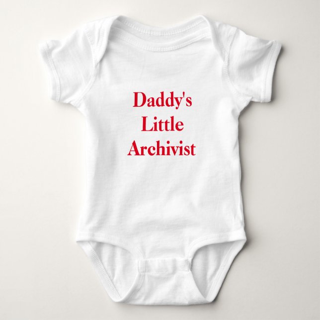 Pappor Little Archivist T Shirt (Framsida)