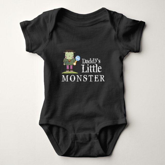 Pappor Little Baby Monster Baby Bodykostdräkt T Shirt (Framsida)
