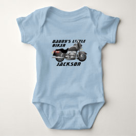 Pappor Little Biker med Motorcle T Shirt