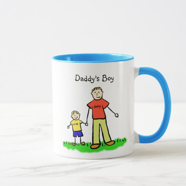 Pappor Little Boy Mugg (Blond Customize) (Höger)