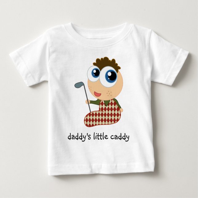 Pappor Little Caddy Kids T-shirt (Framsida)