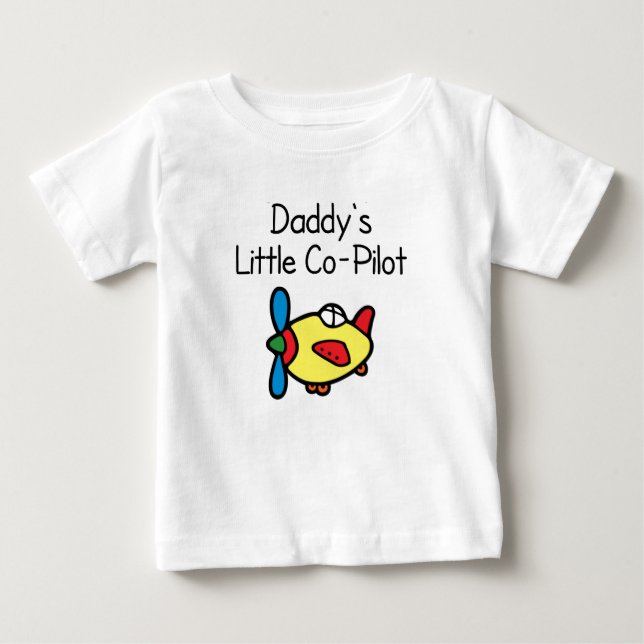 Pappor Little Co-pilot T Shirt (Framsida)