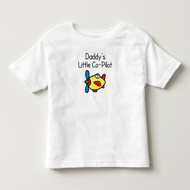 Pappor Little Co-pilot T-shirt (Framsida)