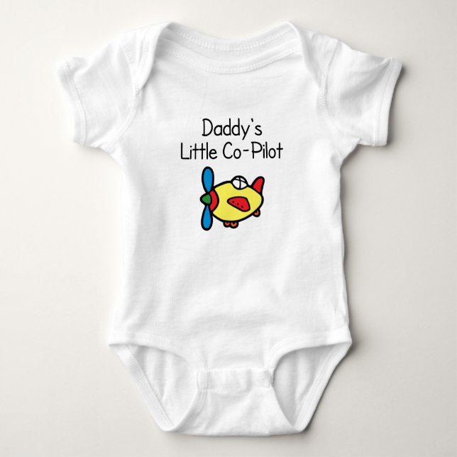 Pappor Little Co-pilot Tee Shirt (Framsida)