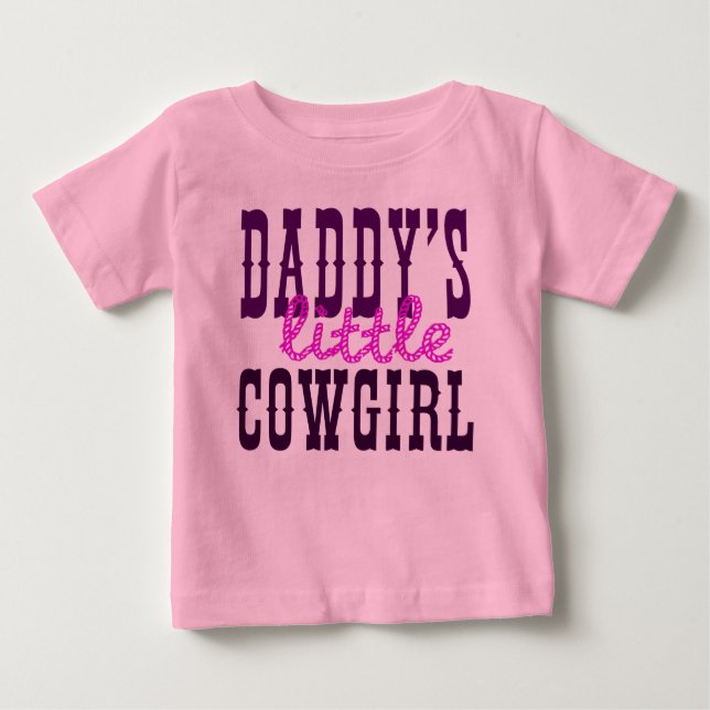 Pappor Little Cowgirl Tee (Framsida)