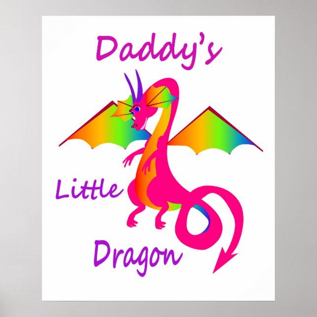Pappor Little Dragon Poster (Framsidan)