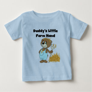 Pappor Little Farm Hand Tshirts och Gifts