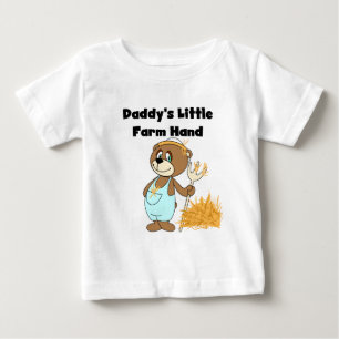 Pappor Little Farm Hand Tshirts och Gifts