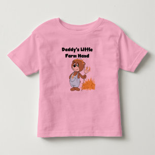 Pappor Little Farm Hand Tshirts och Gifts
