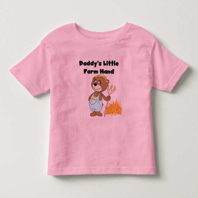 Pappor Little Farm Hand Tshirts och Gifts (Framsida)