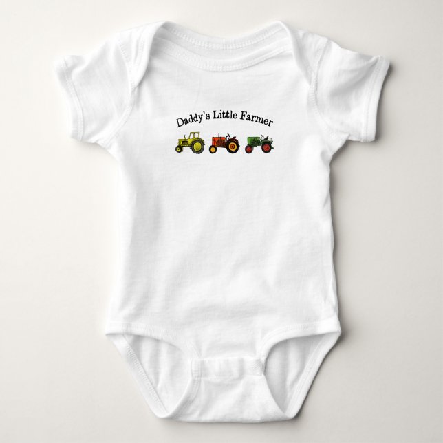 Pappor Little Farmer T Shirt (Framsida)