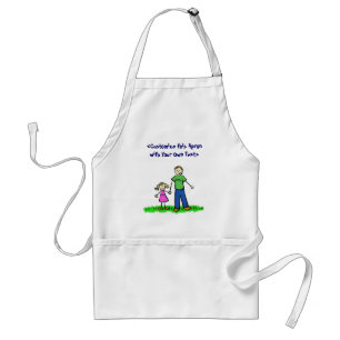 Pappor Little Girl Apron (Blond) Förkläde