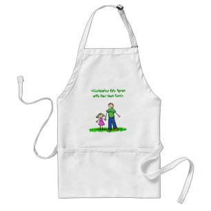 Pappor Little Girl Apron (Blond) Förkläde