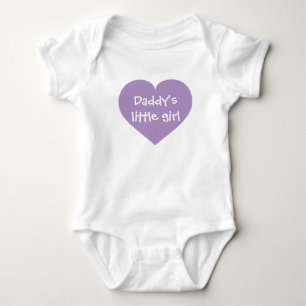 Pappor Little Girl lavender hjärta Tee