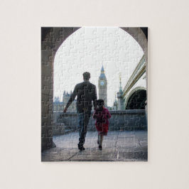 Pappor Little Girl - London - 8x10 - 110 pc Pussel