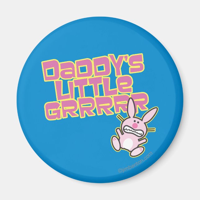 Pappor Little Girl Magnet (Framsidan)