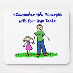 Pappor Little Girl Mousepad (Blond) Musmatta