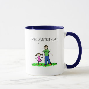 Pappor Little Girl Mugg (Brunette)