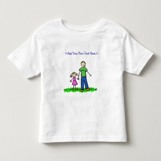 Pappor Little Girl T-Shirt (Blond) (Framsida)