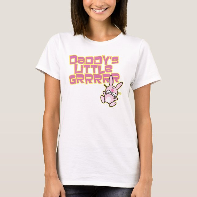Pappor Little Girl Tee Shirt (Framsida)