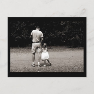 Pappor Little Girl Vykort