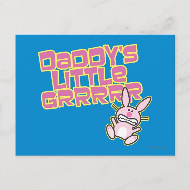 Pappor Little Girl Vykort (Framsida)
