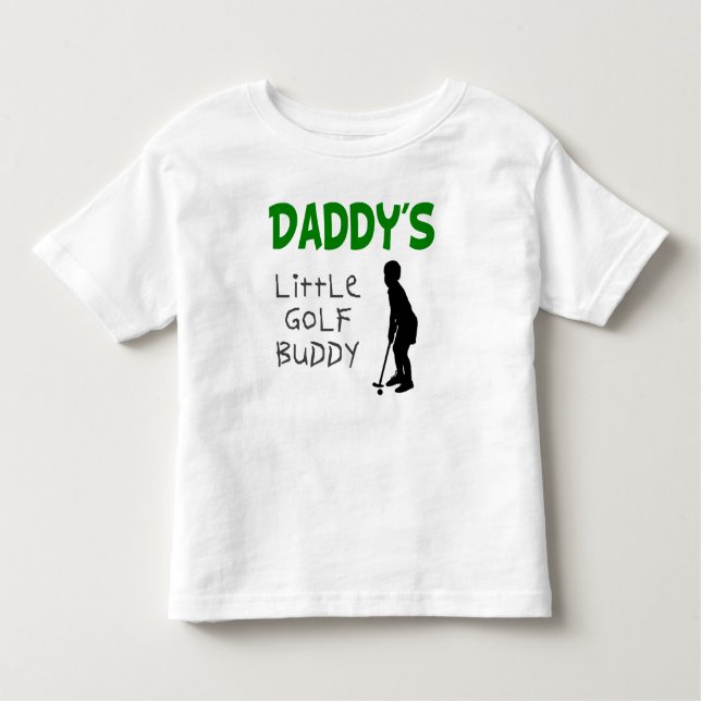 Pappor Little Golf Buddy T-shirts (Framsida)