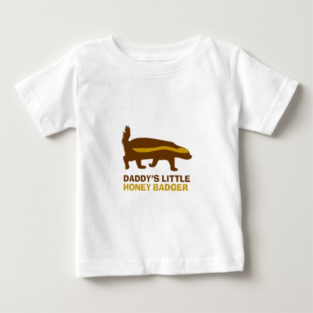 Pappor Little Honey badger Tee Shirt (Framsida)