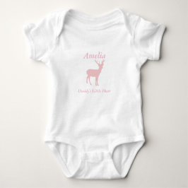 Pappor Little Kära Flicka Hjort Outfit T-shirt