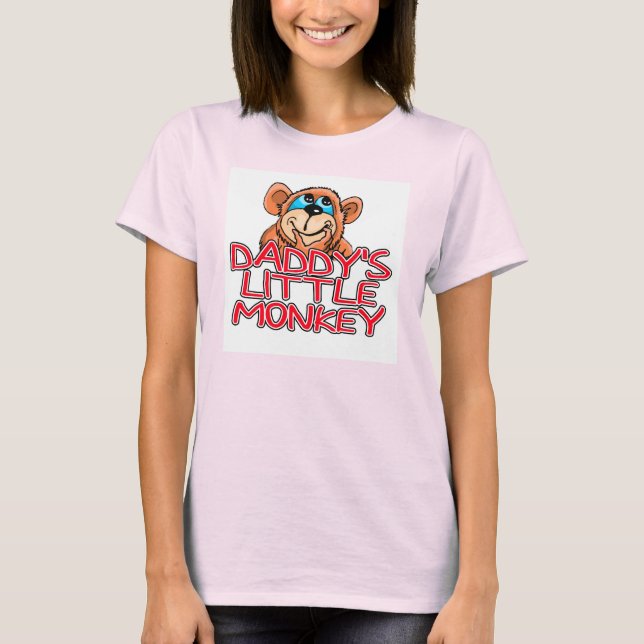 Pappor Little Monkey T Shirt (Framsida)