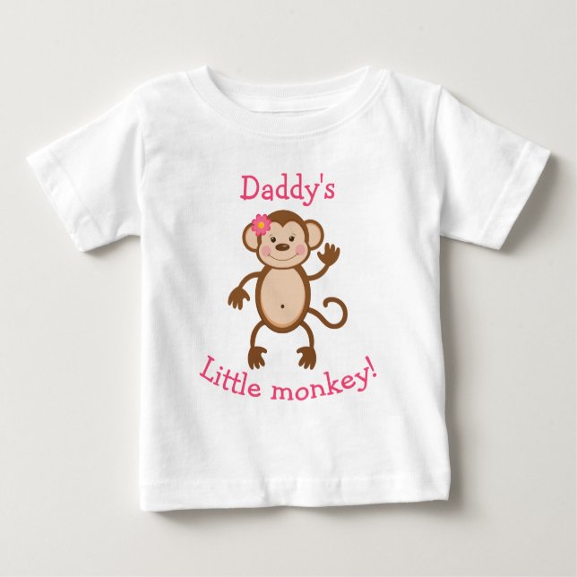 Pappor Little Monkey T-shirt (Framsida)