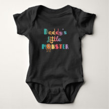 Pappor Little Monster baby bodydress