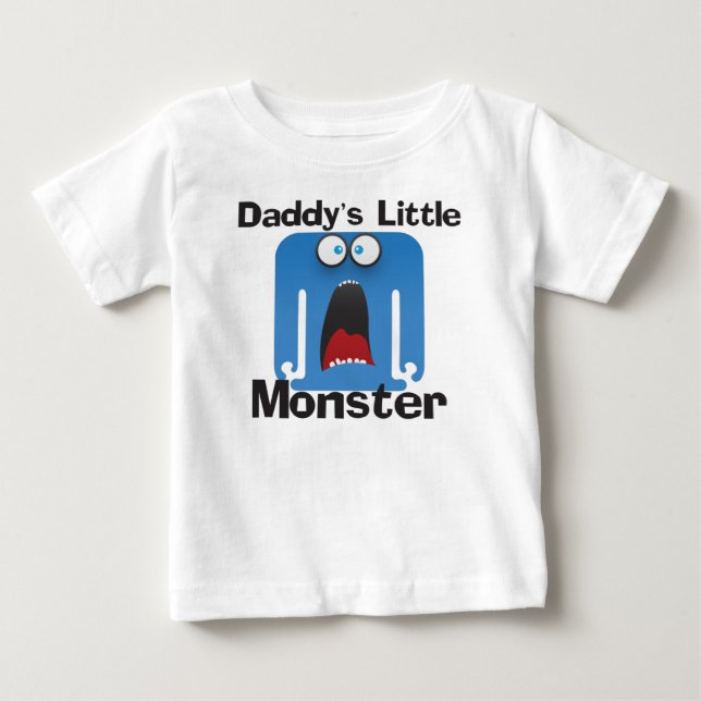 Pappor Little Monster Blue Tröja (Framsida)