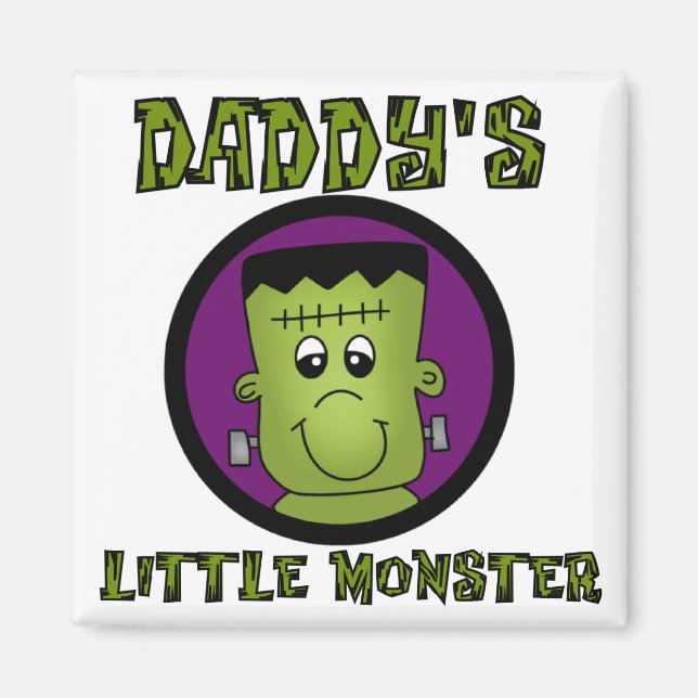 Pappor Little Monster T-shirts and Gifts Magnet (Framsidan)