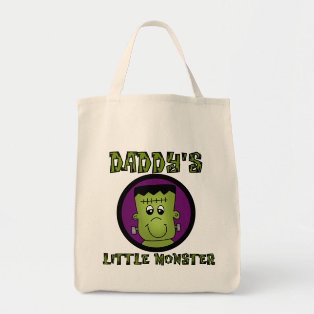 Pappor Little Monster T-shirts and Gifts Tygkasse (Framsidan)