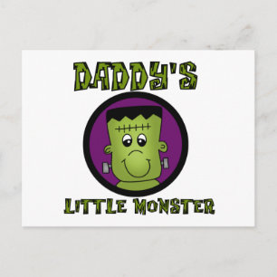 Pappor Little Monster T-shirts and Gifts Vykort