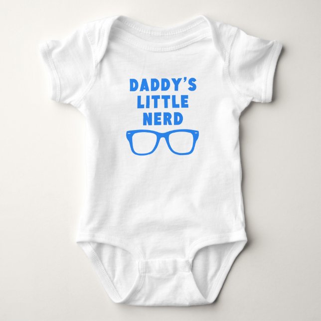 Pappor Little Nerd T Shirt (Framsida)