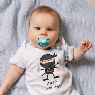 Pappor Little Ninja Tecknad Graphic T-shirt