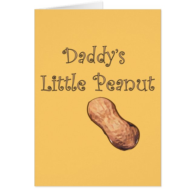 Pappor Little Peanut Card Hälsningskort (Framsidan)