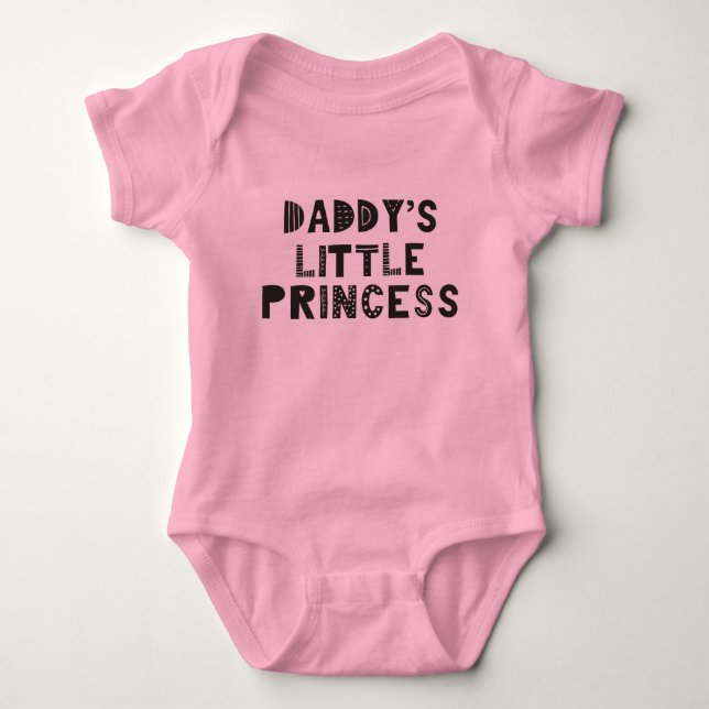 Pappor Little Princess Anpassningsbar Cute Girl Ro T Shirt (Framsida)