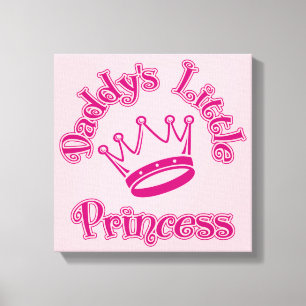 Pappor Little Princess Canvastryck
