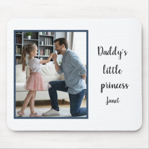Pappor Little Princess EDITABLE Anpassningsbar Pho Musmatta